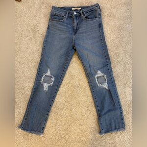 Levi’s High rise straight/wedgie
